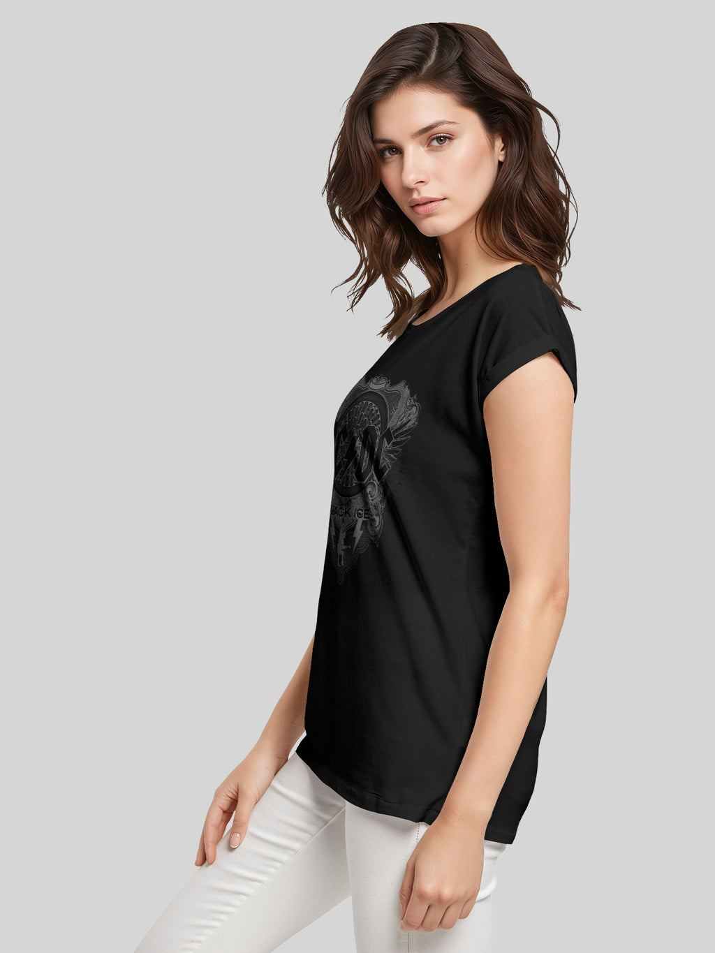 ACDC Black Ice Damen T-Shirt