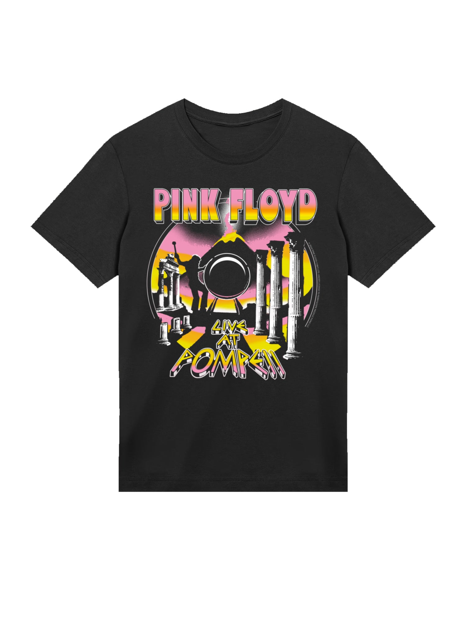 Pink Floyd Live At Pompeii Volcano Men's Organic T-Shirt