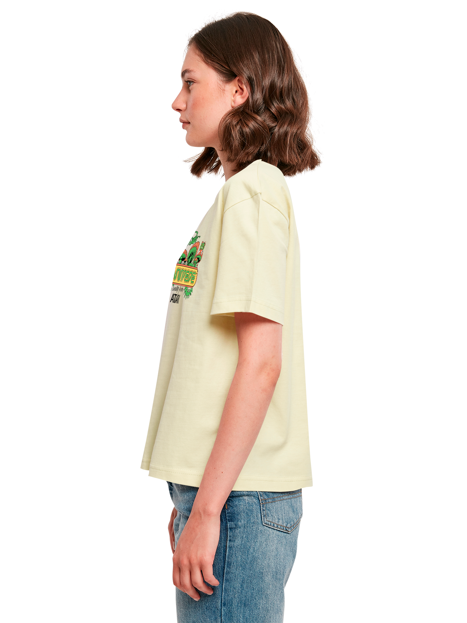 Centipede Atari Retro Gaming Art Damen Alltags-T-Shirt