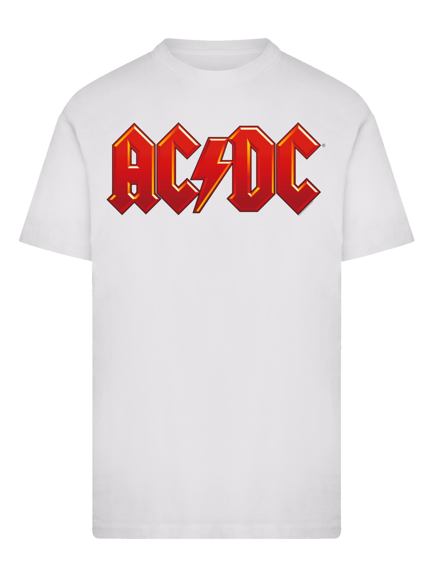 ACDC Logo rouge foncé avec T-shirt Round Cou
