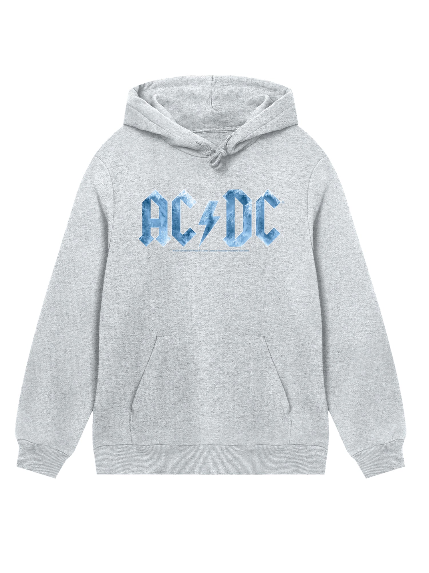 ACDC Blue Ice Logo avec True Blanks | Hoodie régulier pour hommes