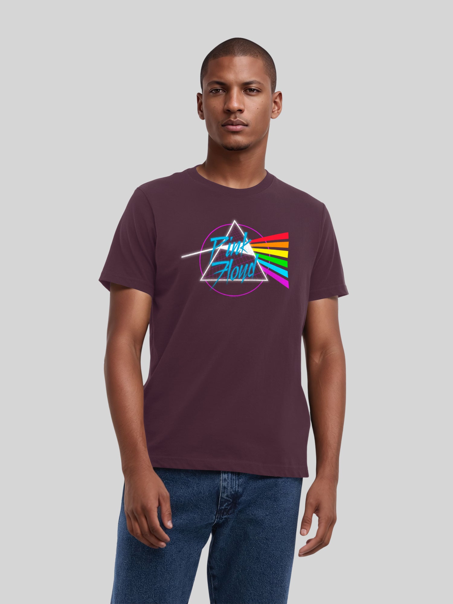 Pink Floyd Neon Dark Side Herren T-Shirt