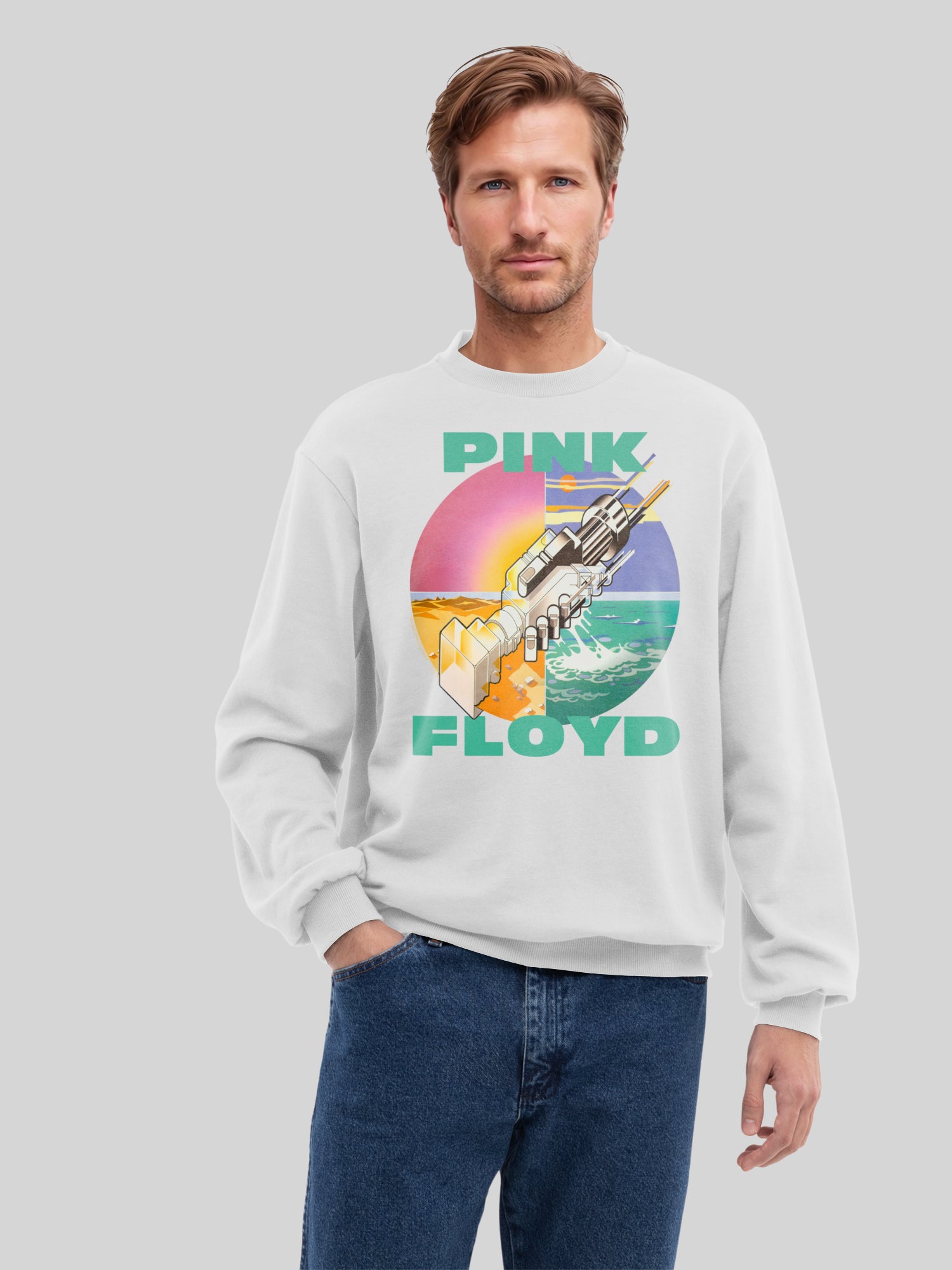 Pink Floyd Wish You Were Here Men's Organic Sweatshirt