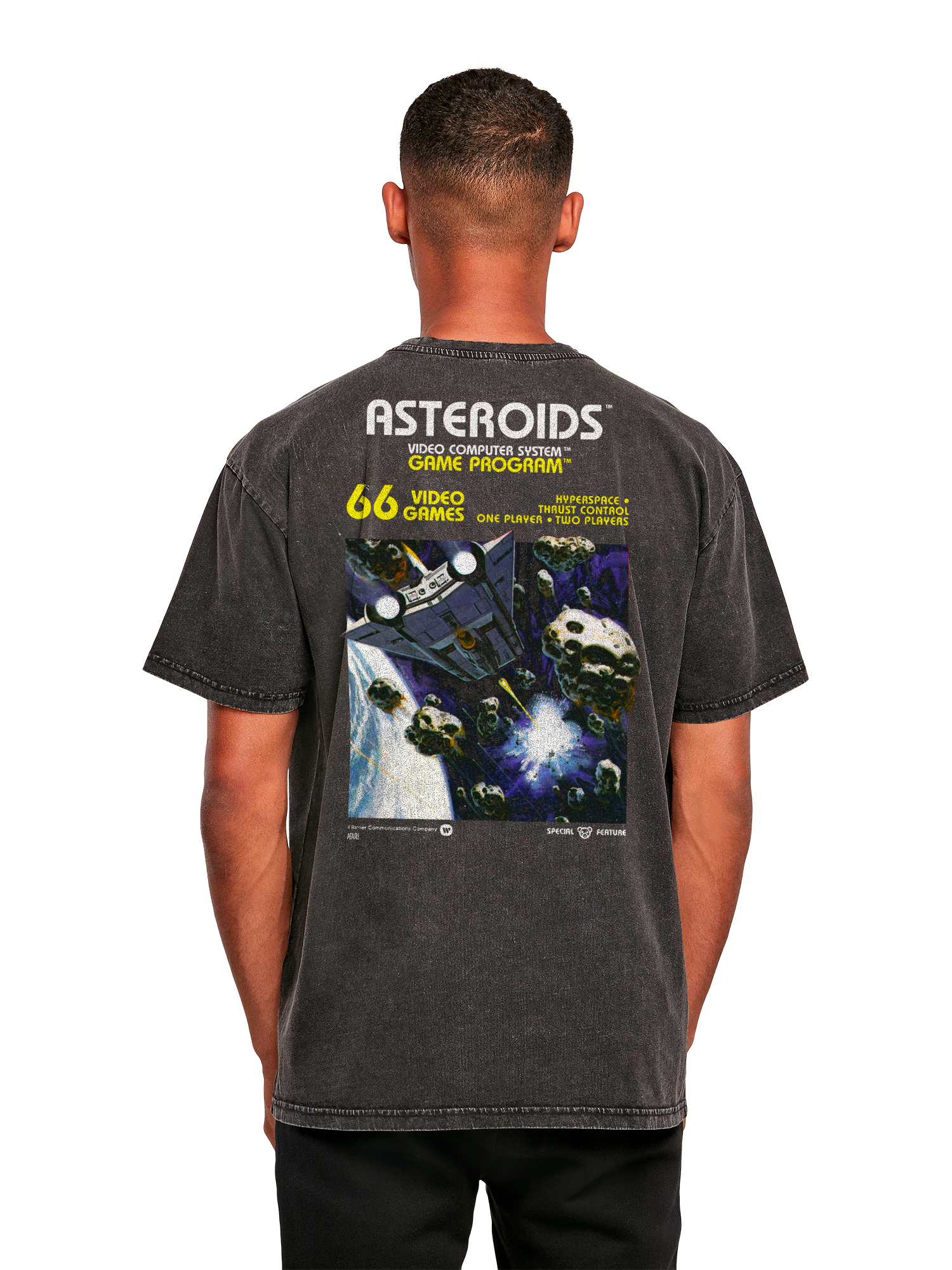 Atari Spiele Logo Retro Gaming Vintage Oversized T-Shirt