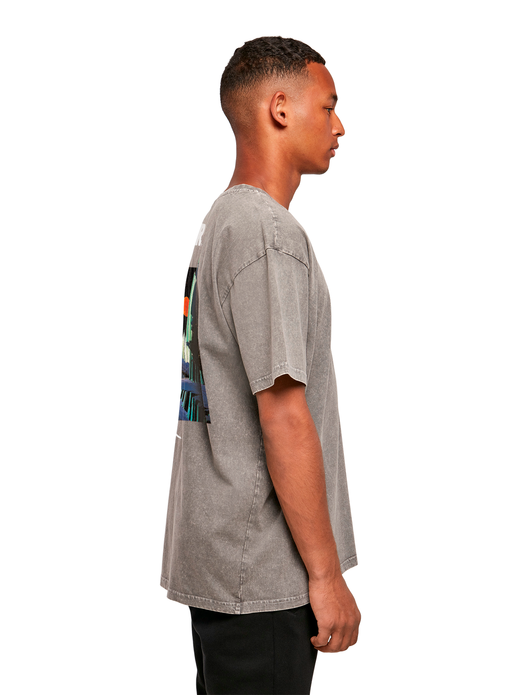 Atari Games Logo Retro Gaming Horizontal und Atari Gravitar Box Cover Acid Washed Oversize Tee