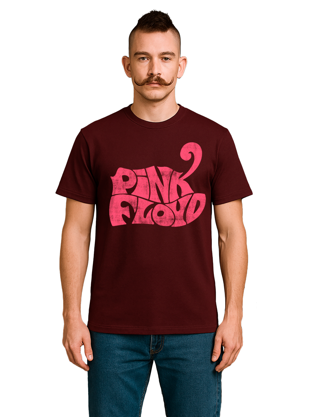 Camiseta orgánica de los hombres de Pink Floyd Retro Retro
