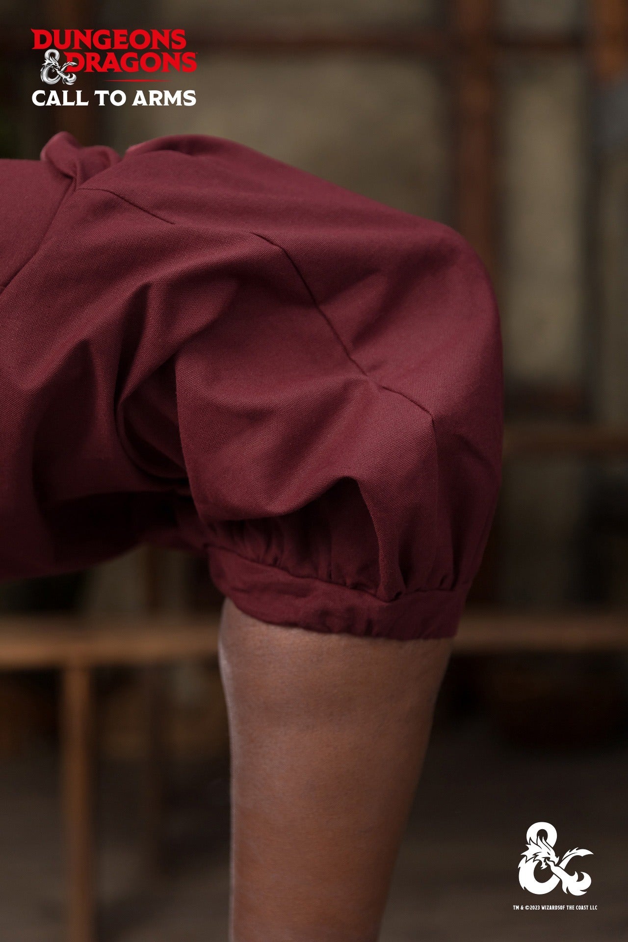 Monje de Dungeons & Dragons Pantalones Burdeos