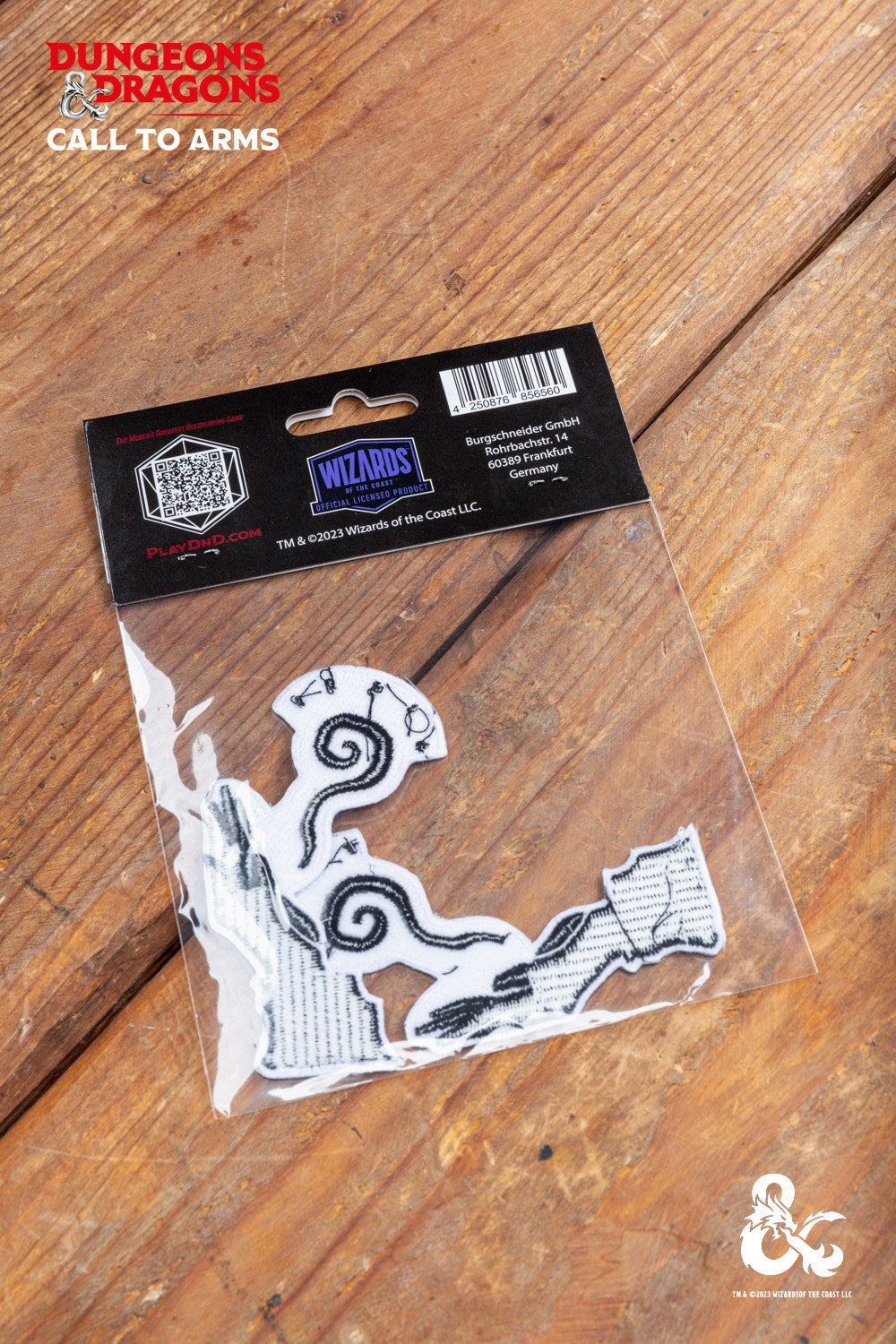 Conjunto de parches de símbolos de clase de Dungeons & Dragons - Mago