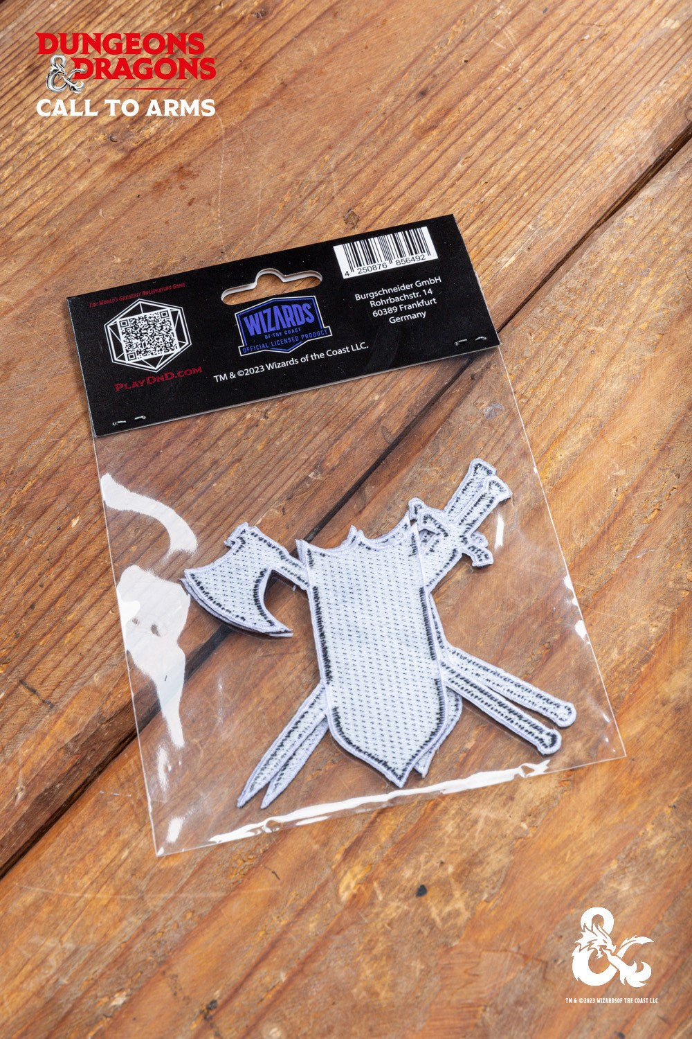 Dungeons & Dragons Klassensymbol Patch-Set Kämpfer