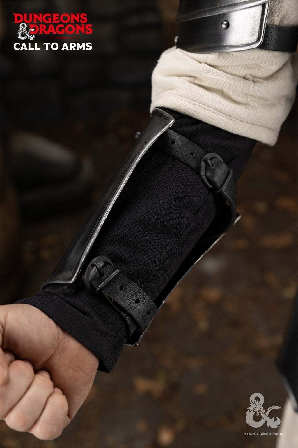 Dungeons & Dragons Stahlarmschienen, poliert