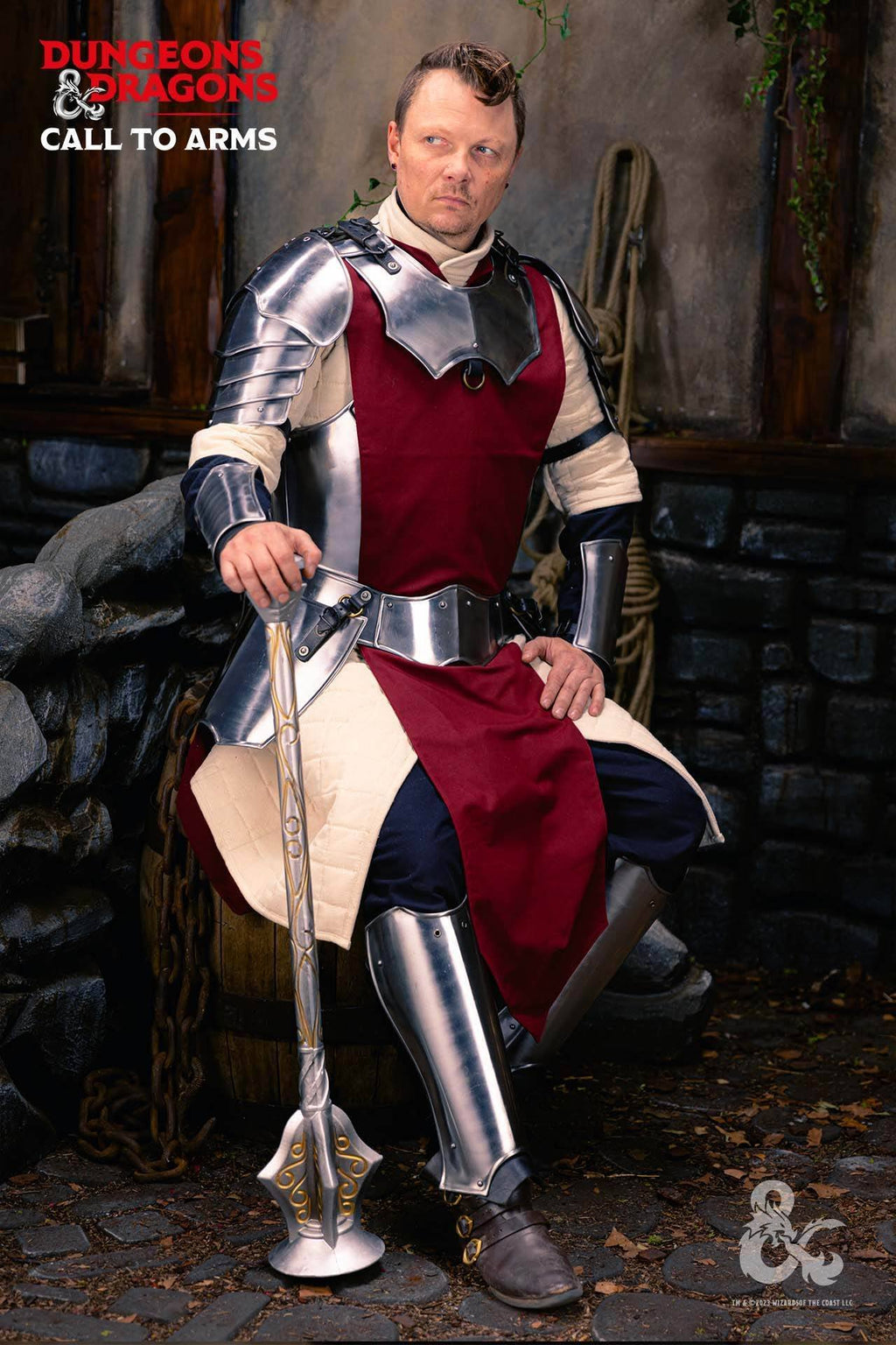 Dungeons & Dragons Stahlarmschienen, poliert