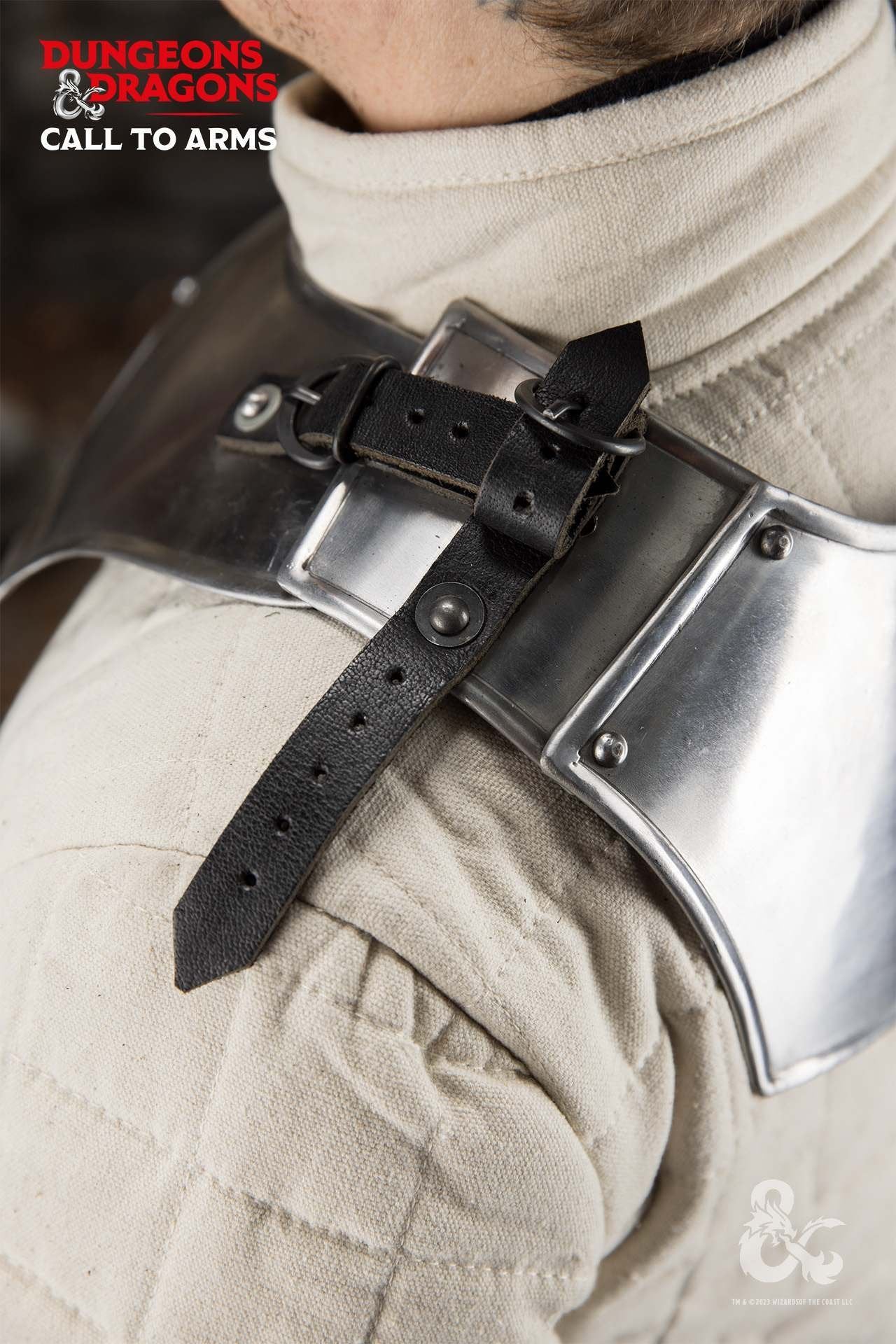 Dungeons & Dragons Steel Gorget polished