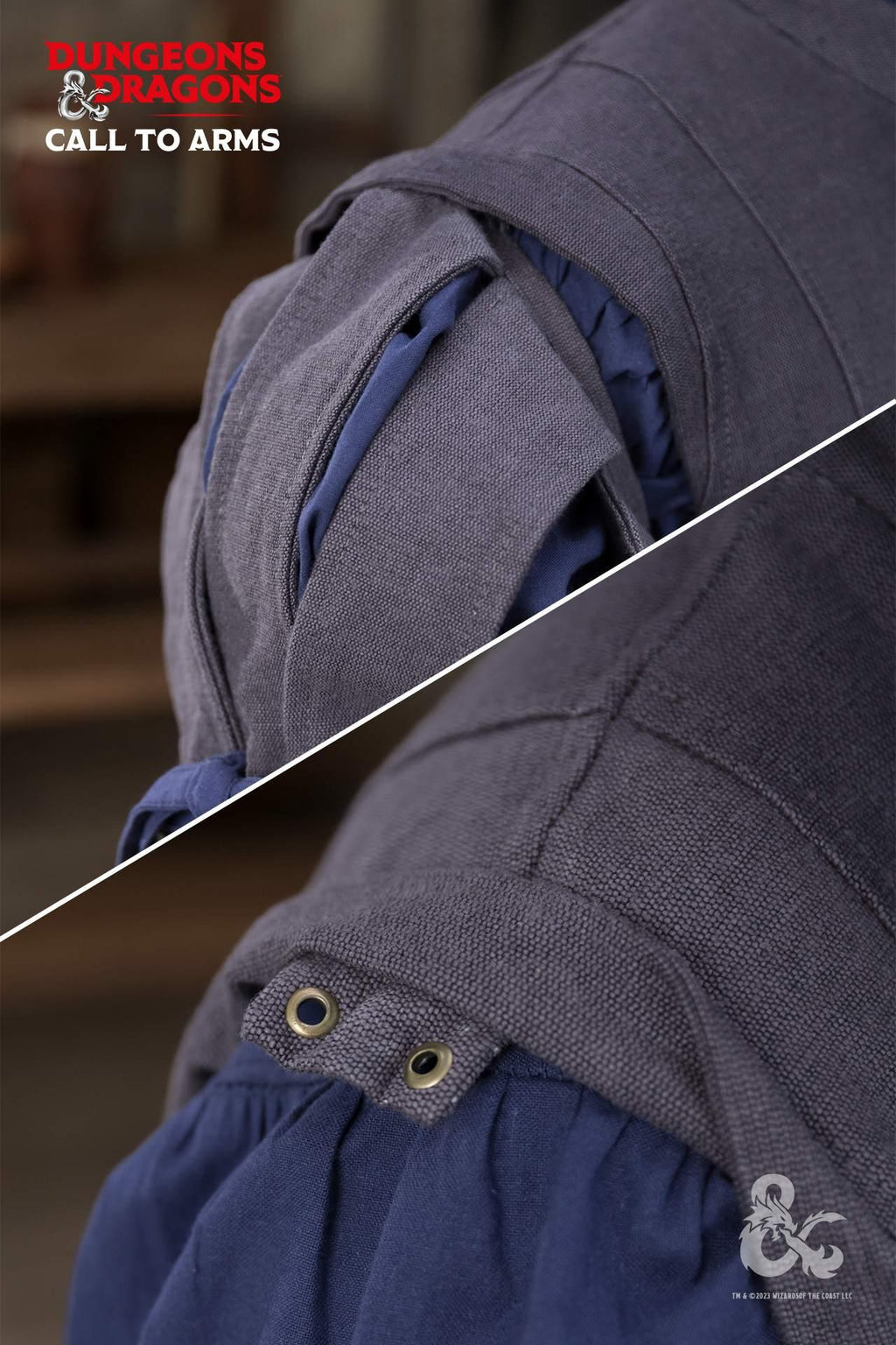 Dungeons & Dragons Bard Blue / Grey Set