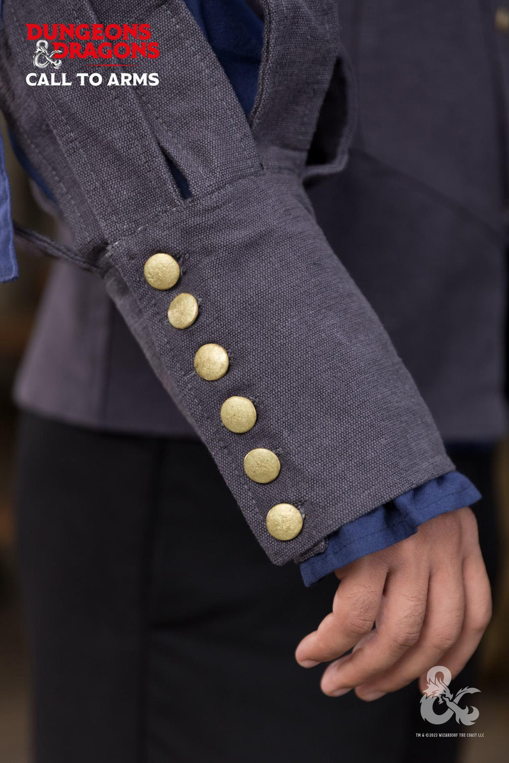 Dungeons & Dragons Bard Blue / Grey Set