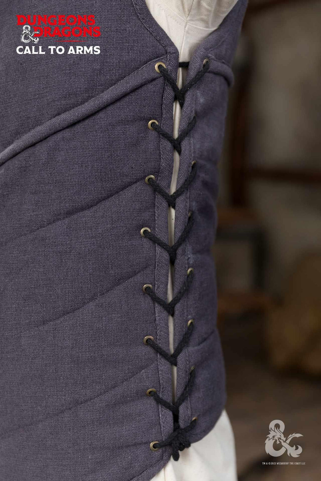 Chaleco gris de paladín de Dungeons & Dragons