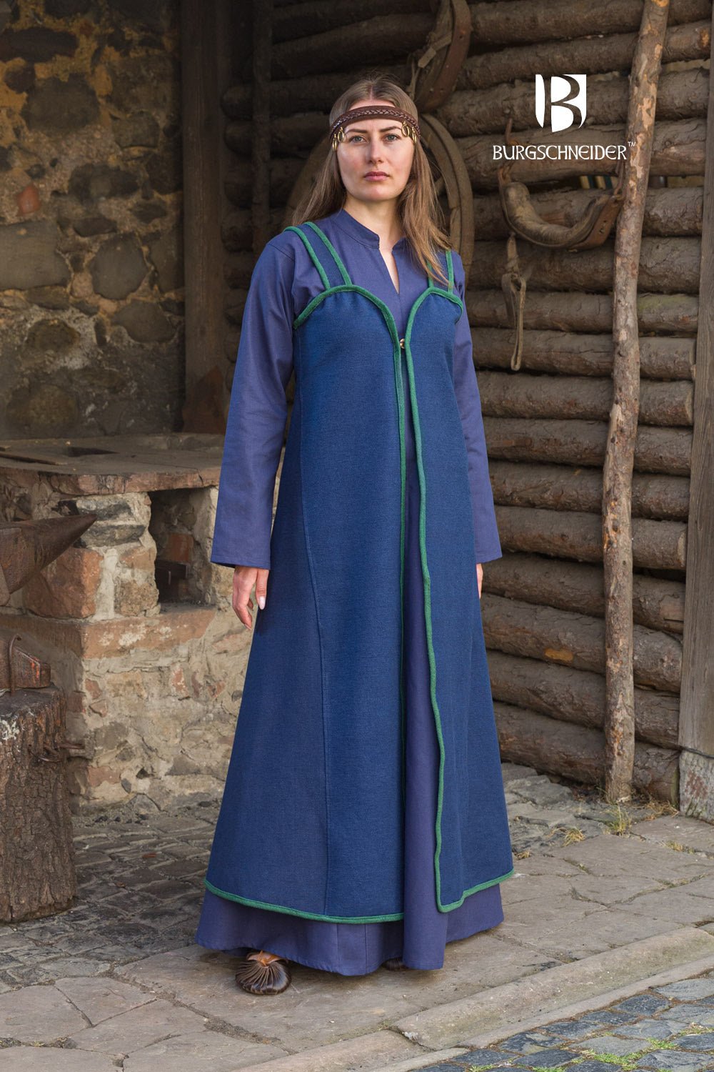 Rus Dress Katarzyna Blue/Green