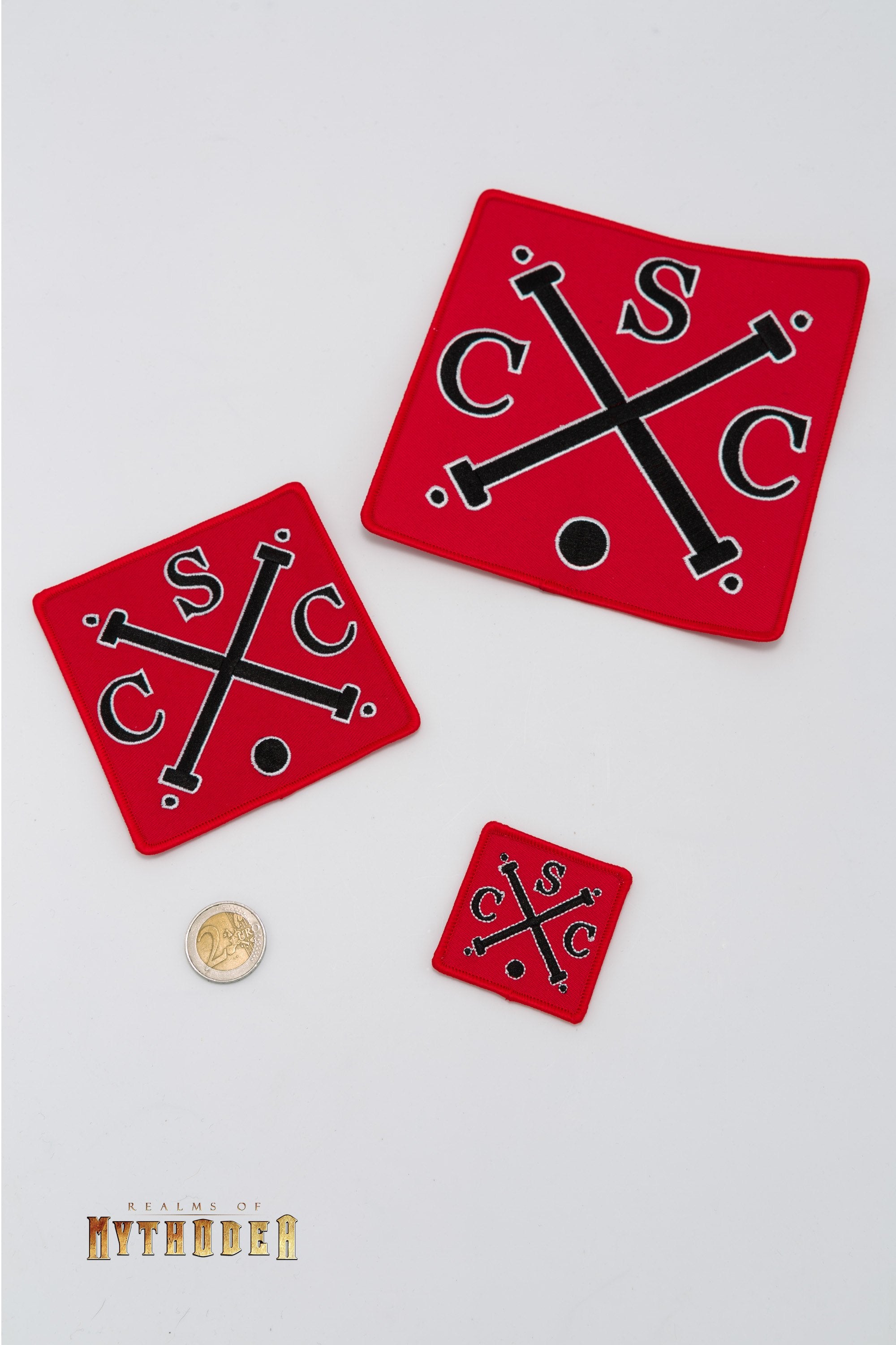 Mythodea Crimson Company Bügelpatch