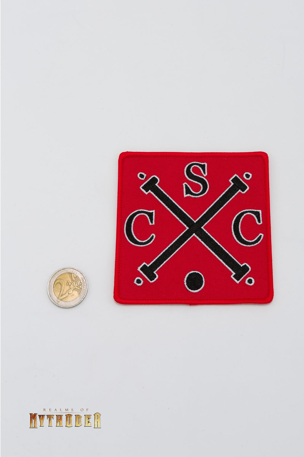 Mythodea Crimson Company Bügelpatch