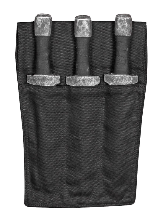 Throwing Knife Holder Kerria Black