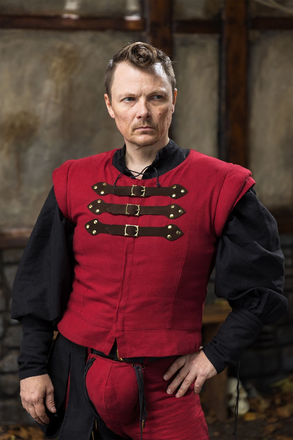 Warhammer Armoury Imperial Doublet Type A Dark Red