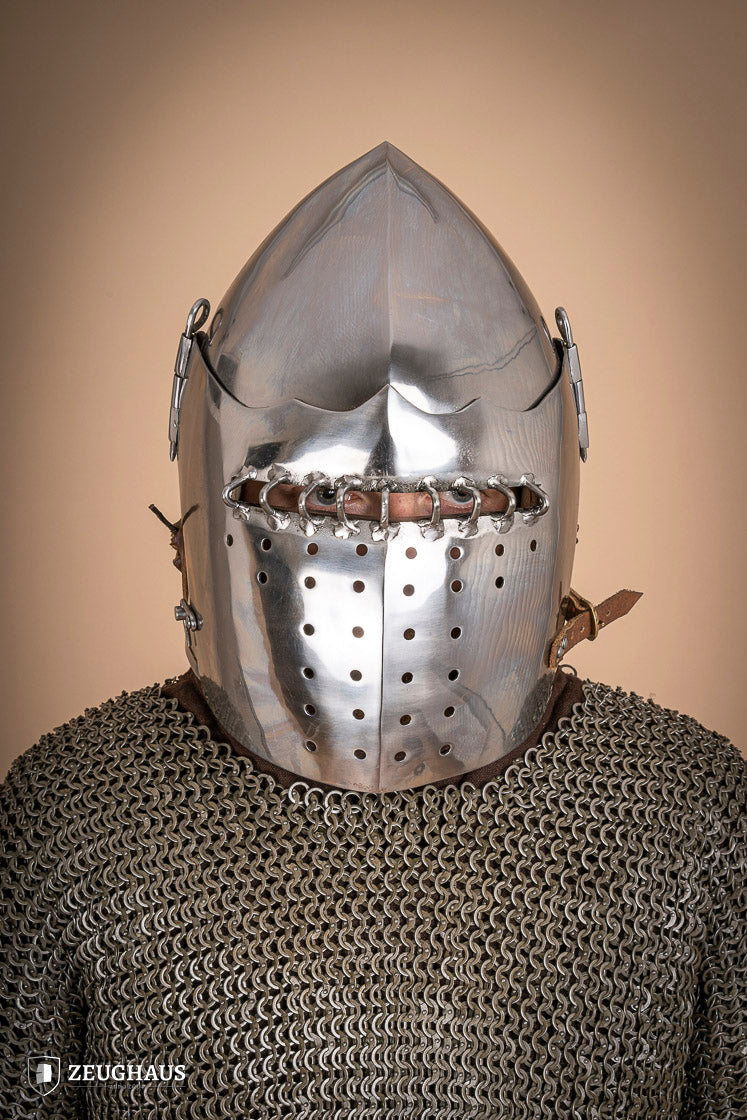 Beckenhaube mit Visier 2mm Poliert