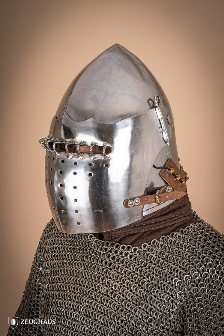 Beckenhaube mit Visier 2mm Poliert