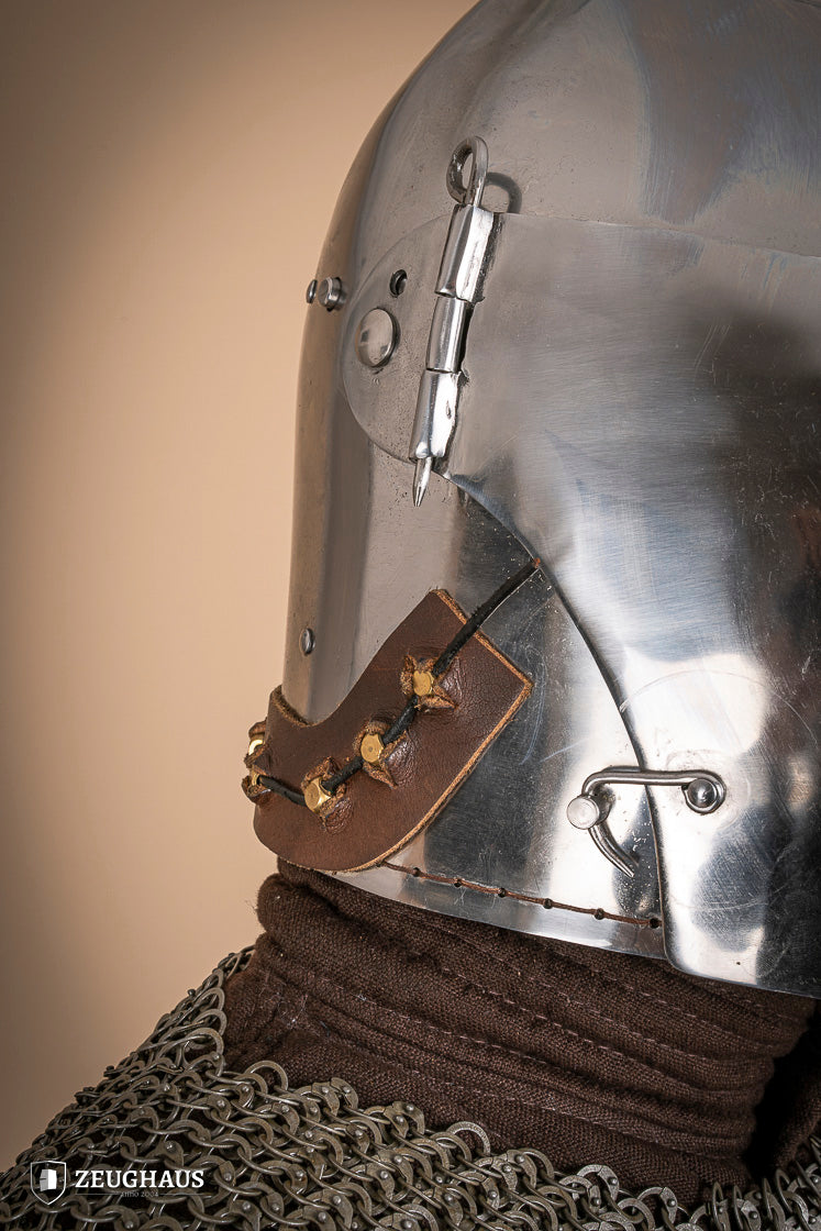 Beckenhaube mit Visier 2mm Poliert