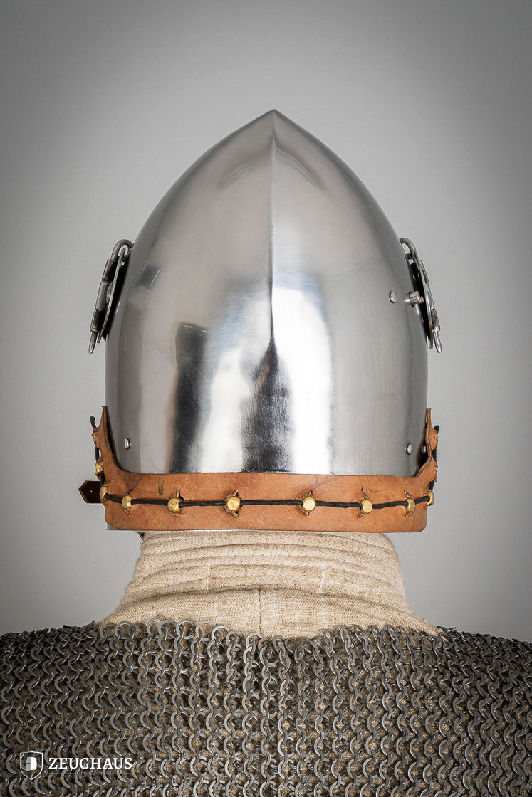 Beckenhaube mit Visier 2,5mm Poliert