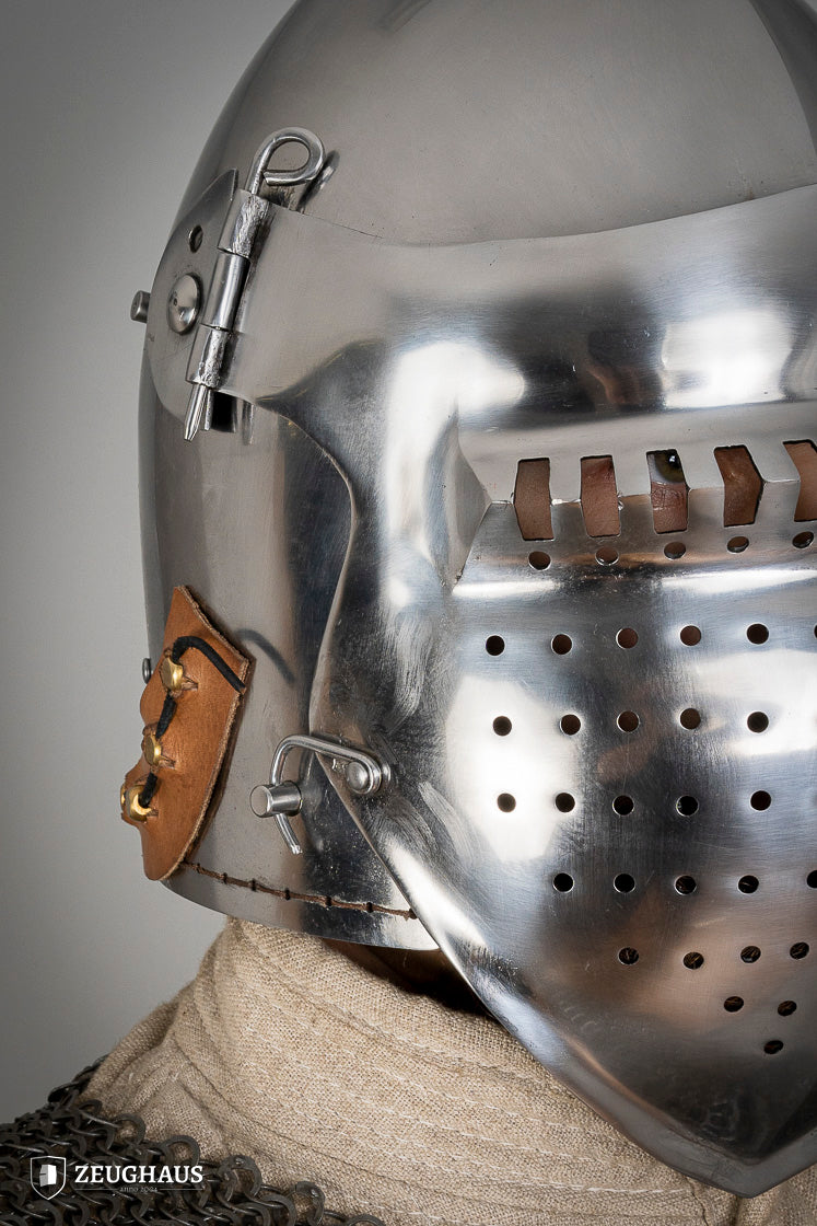 Beckenhaube mit Visier 2,5mm Poliert