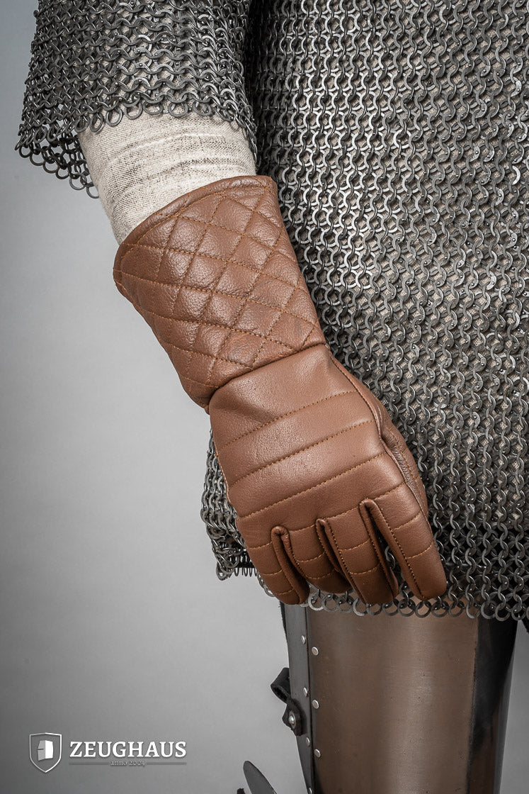 Leder Handschuhe Braun