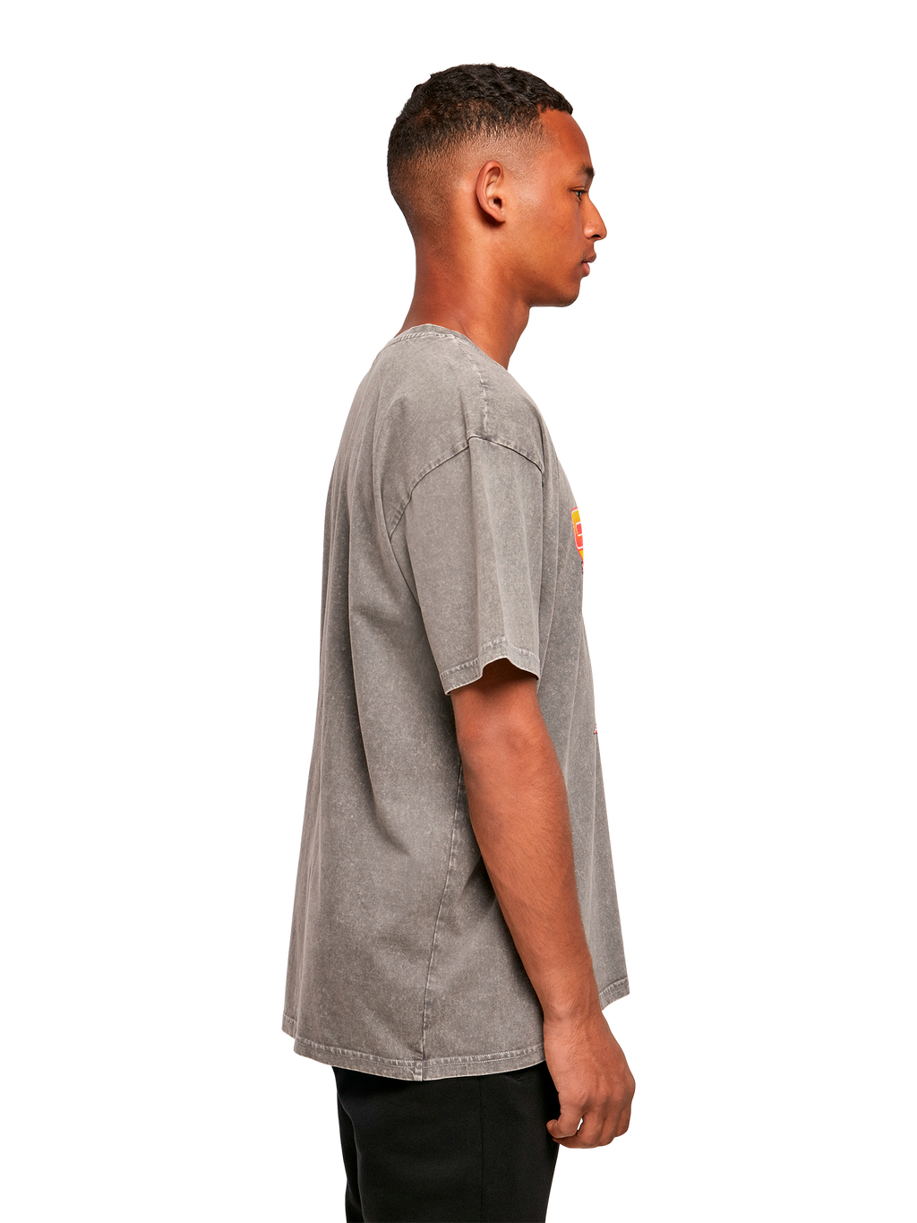 Missile Command Triple Shot Atari Retro Gaming Acid Washed Oversize T-Shirt