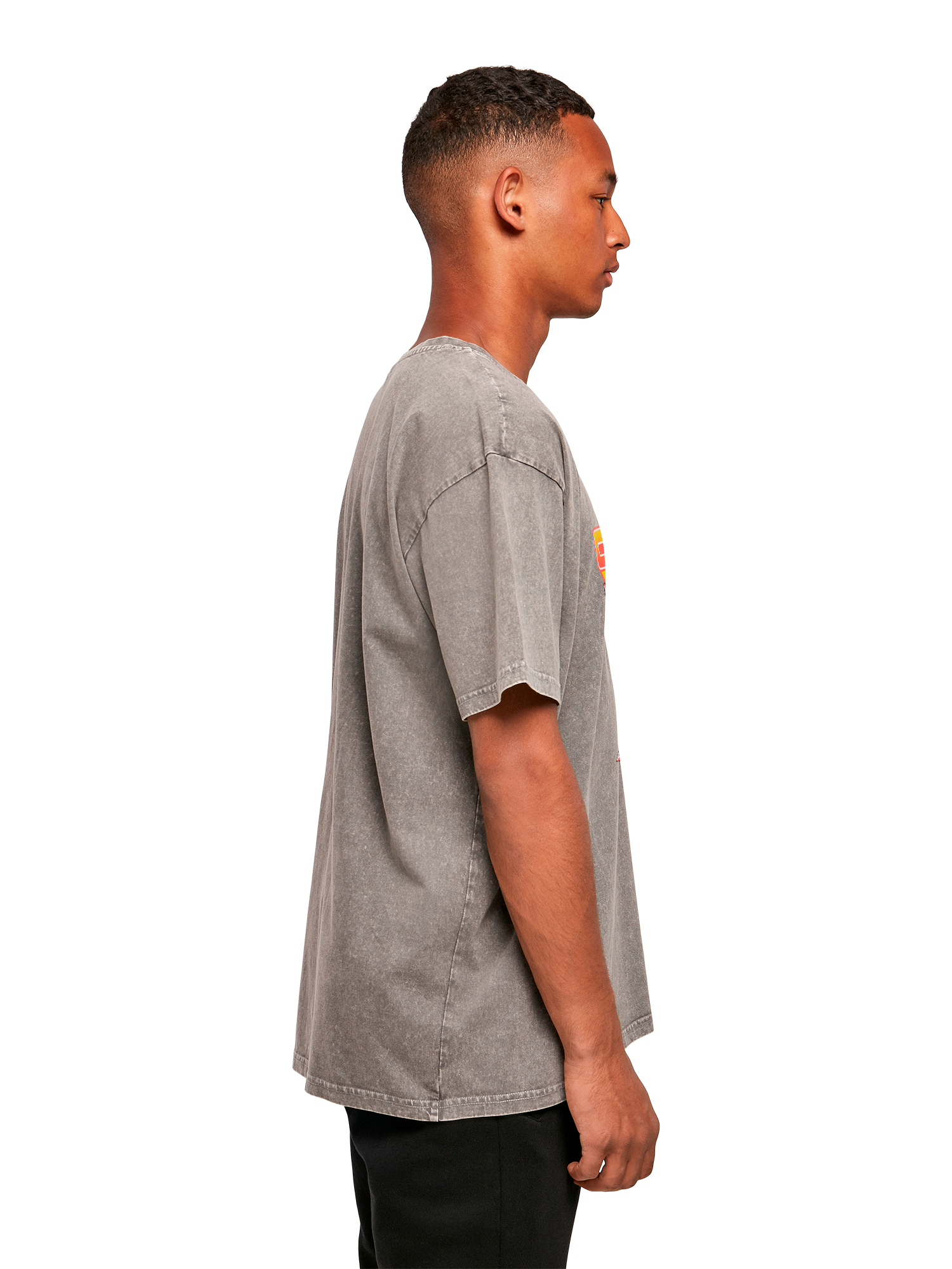 Missile Command Triple Shot Atari Retro Gaming Acid Washed Oversize T-Shirt