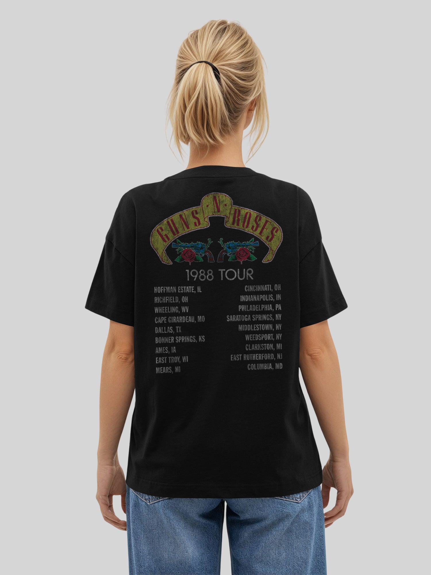 Guns N' Roses 1988 Tour Oversized T-Shirt