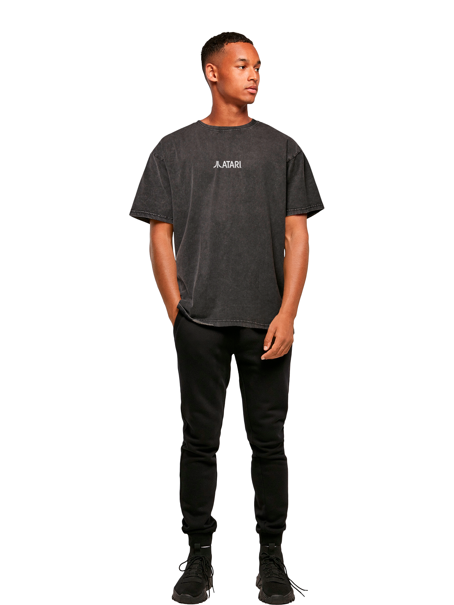 Atari Spiele Logo Retro Gaming Vintage Oversized T-Shirt