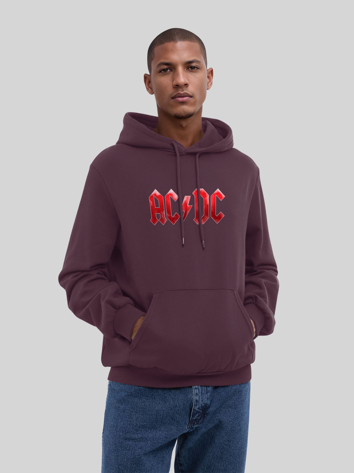 ACDC Red Ice Logo Herren Hoodie