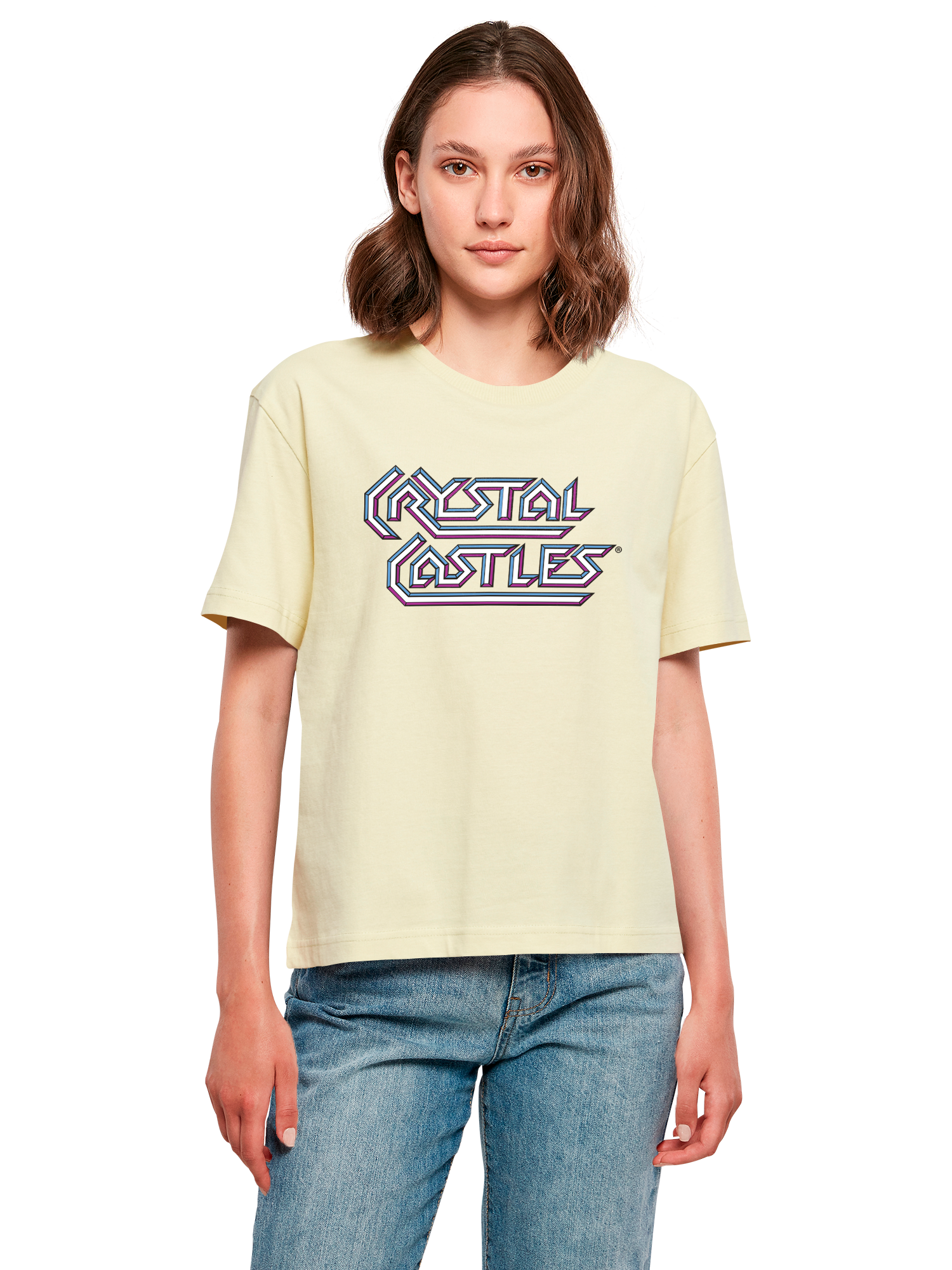 Atari Crystal Castles Retro Gaming und Atari Crystal Castles Bär Damen Alltags-T-Shirt