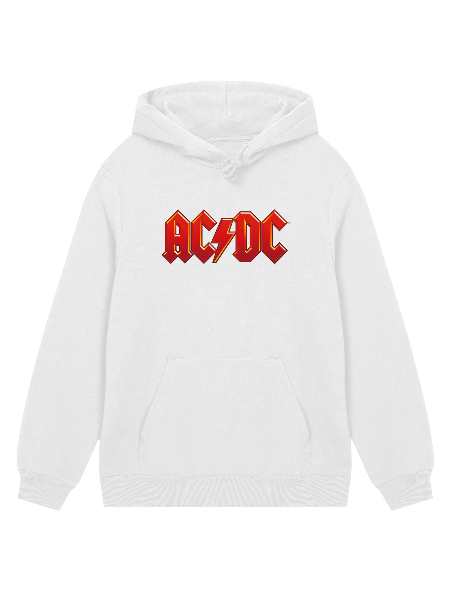 ACDC Dark Red Logo with True Blanks | Mens Regular Hoodie