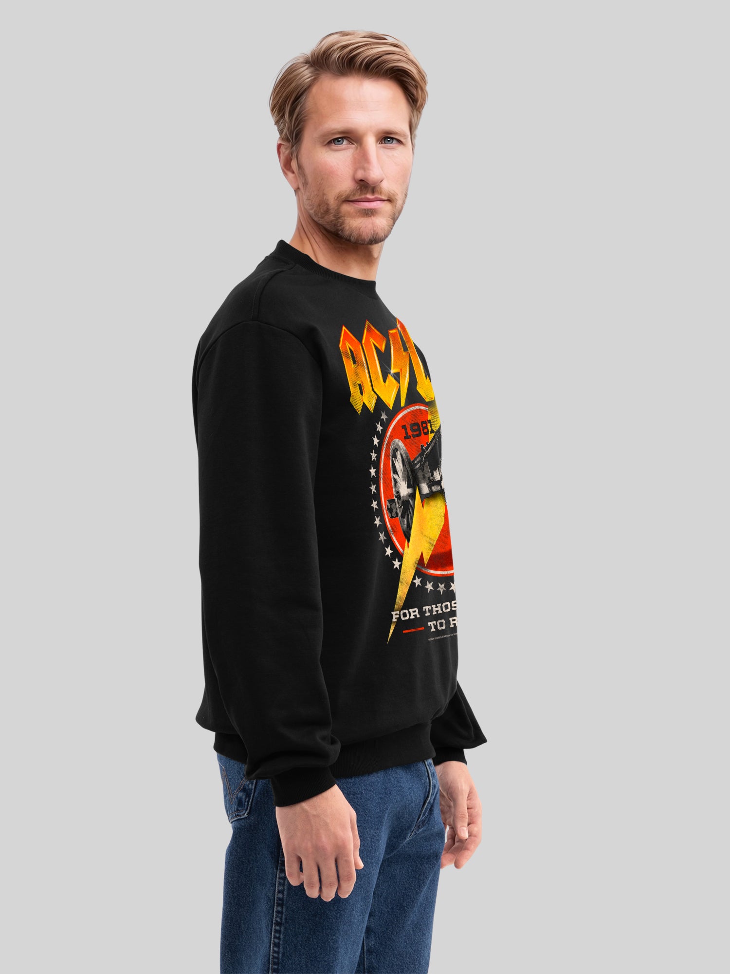 AC/DC For Those About To Rock 1981 Men's Organic Sweatshirt