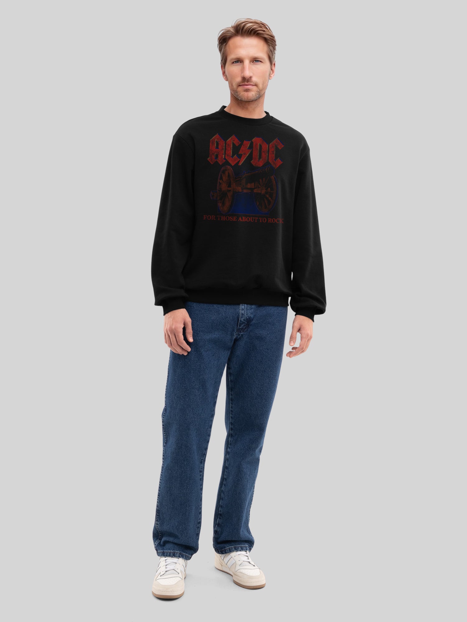 AC/DC For Those About To Rock Canon Men's Organic Sweatshirt