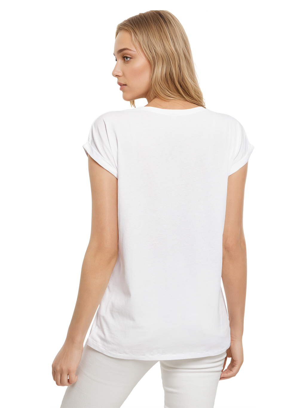 Heart Tree Weracolor Damas Camiseta de hombro extendido