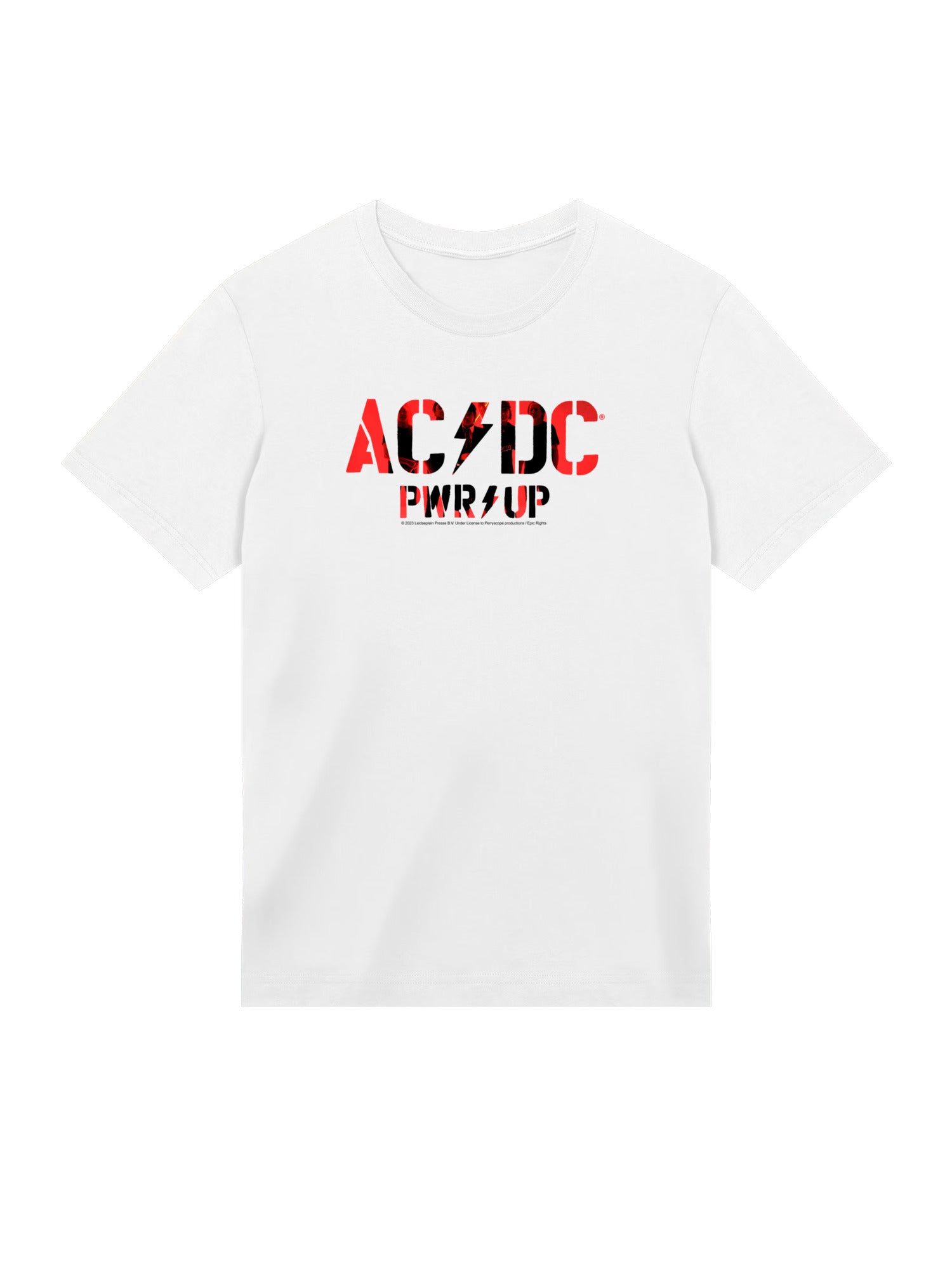 AC/DC PWRUP Photo Logo Organic T-Shirt