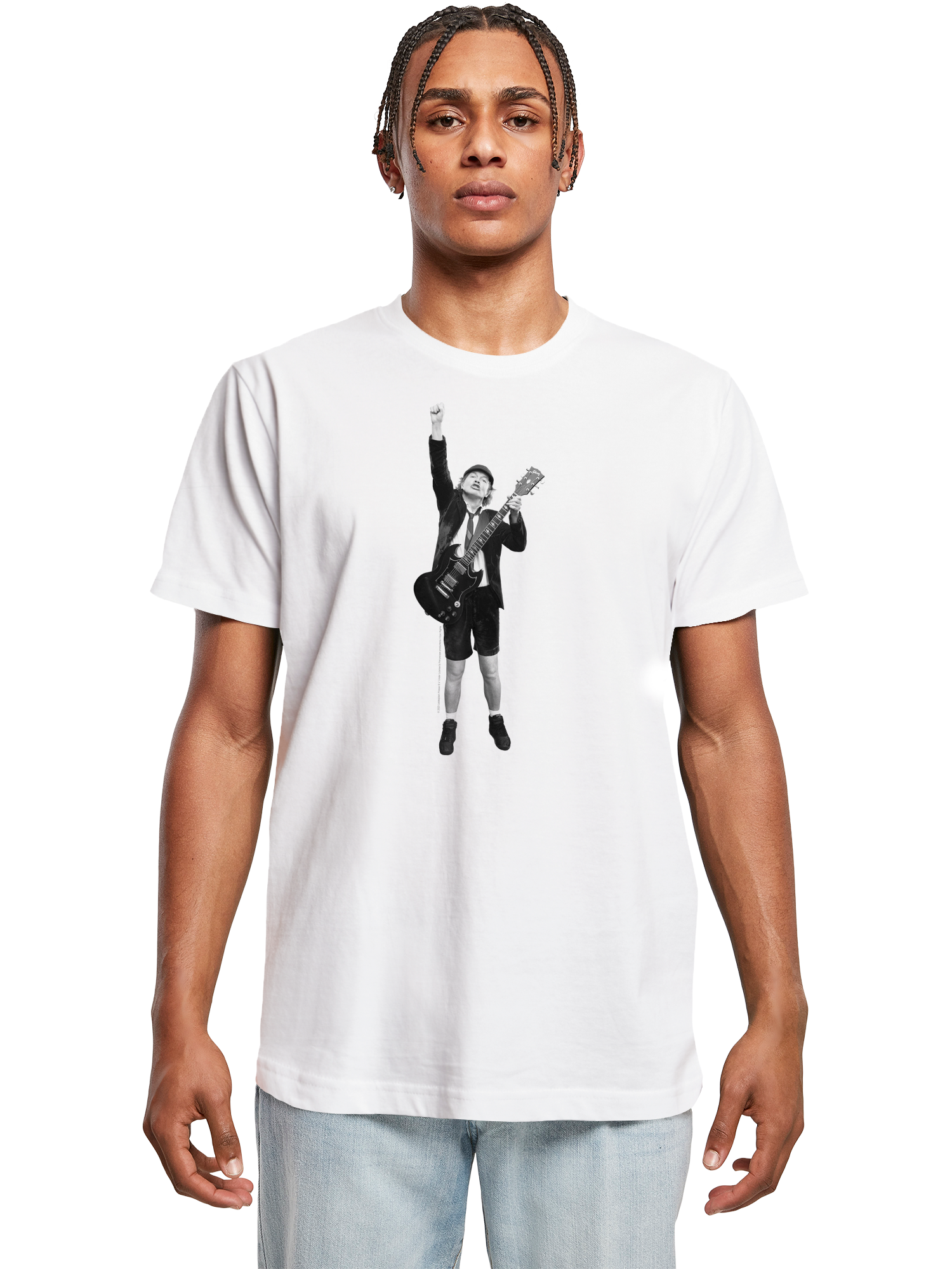 ACDC Angus Young Cut-Out-T-Shirt