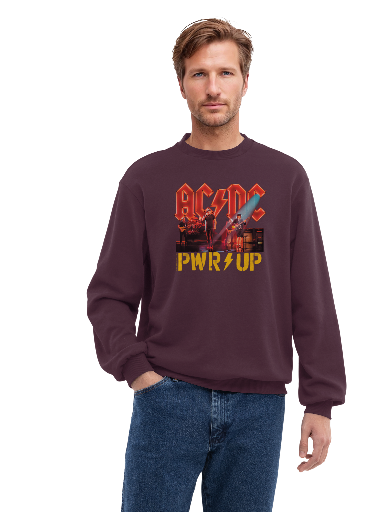 ACDC PWRUP Bühnenlichter Herren Sweatshirt