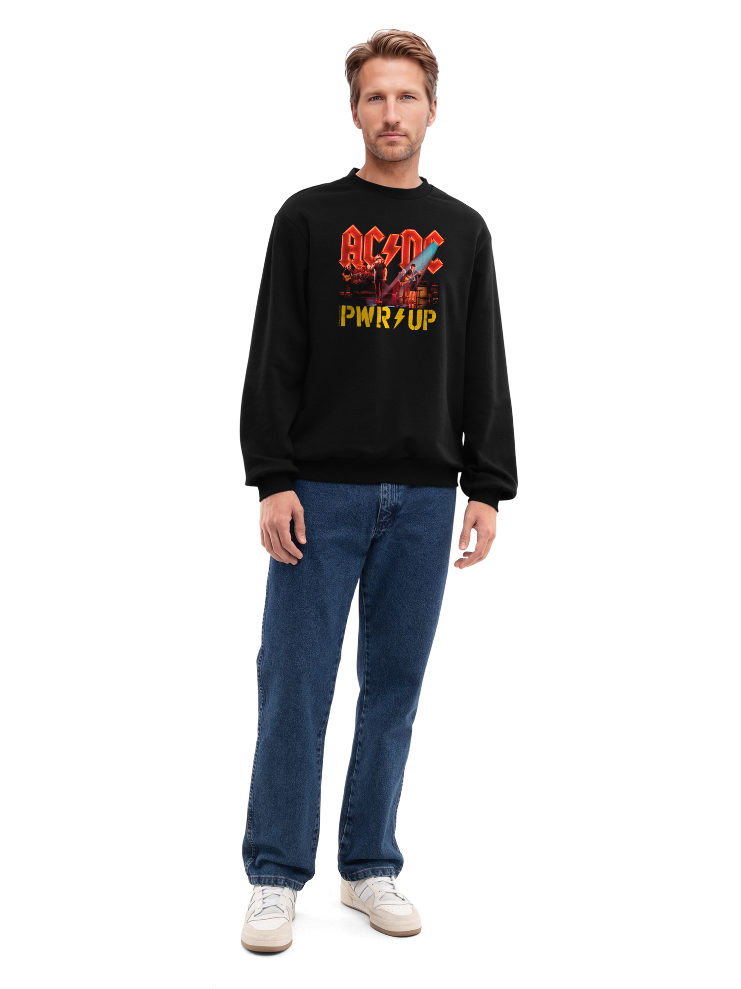 ACDC PWRUP Bühnenlichter Herren Sweatshirt