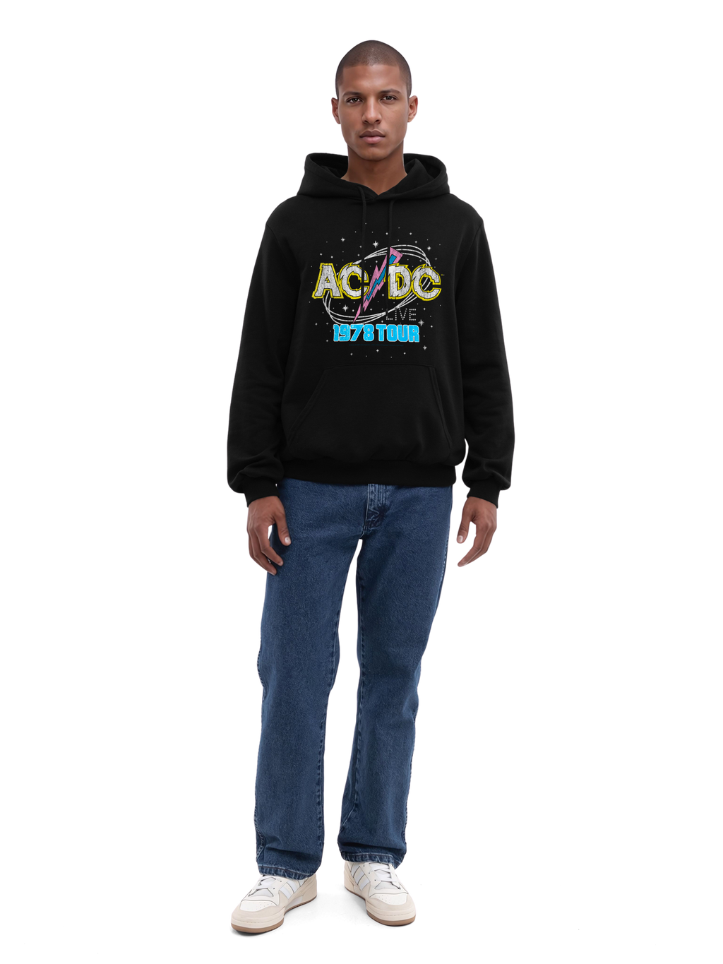 ACDC 1981 Live Tour Herren Hoodie