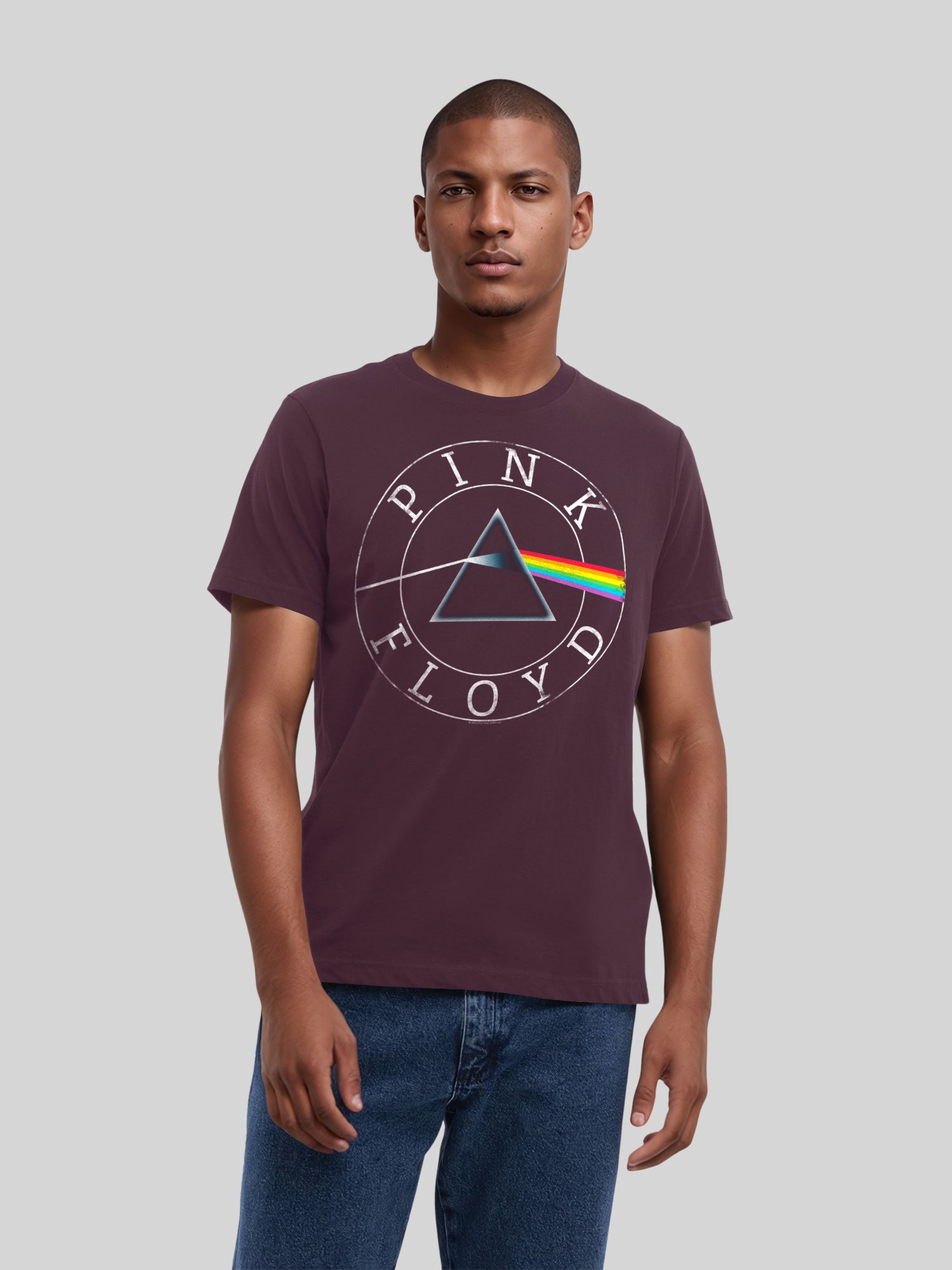 Pink Floyd Prism Circle Logo Herren T-Shirt