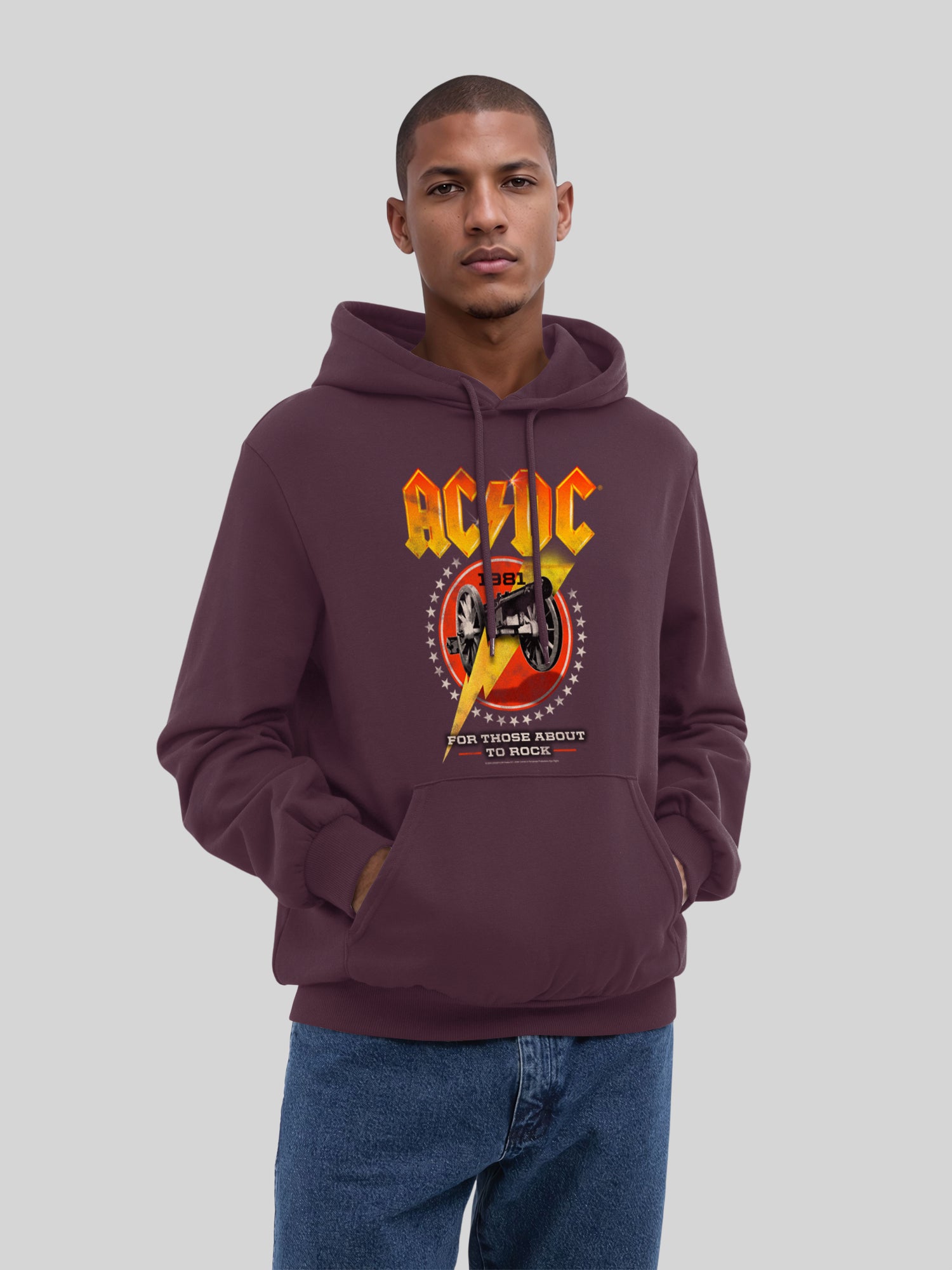 AC/DC For Those About To Rock 1981 Men's Organic Hoodie