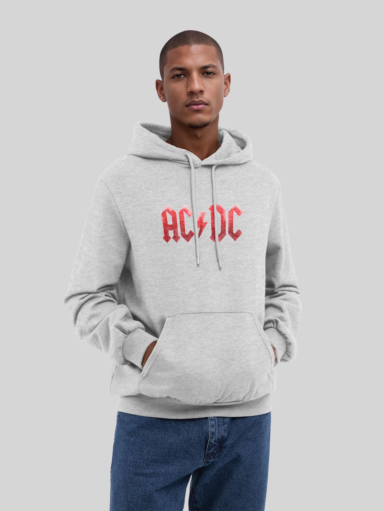 ACDC Red Ice Logo Herren Hoodie