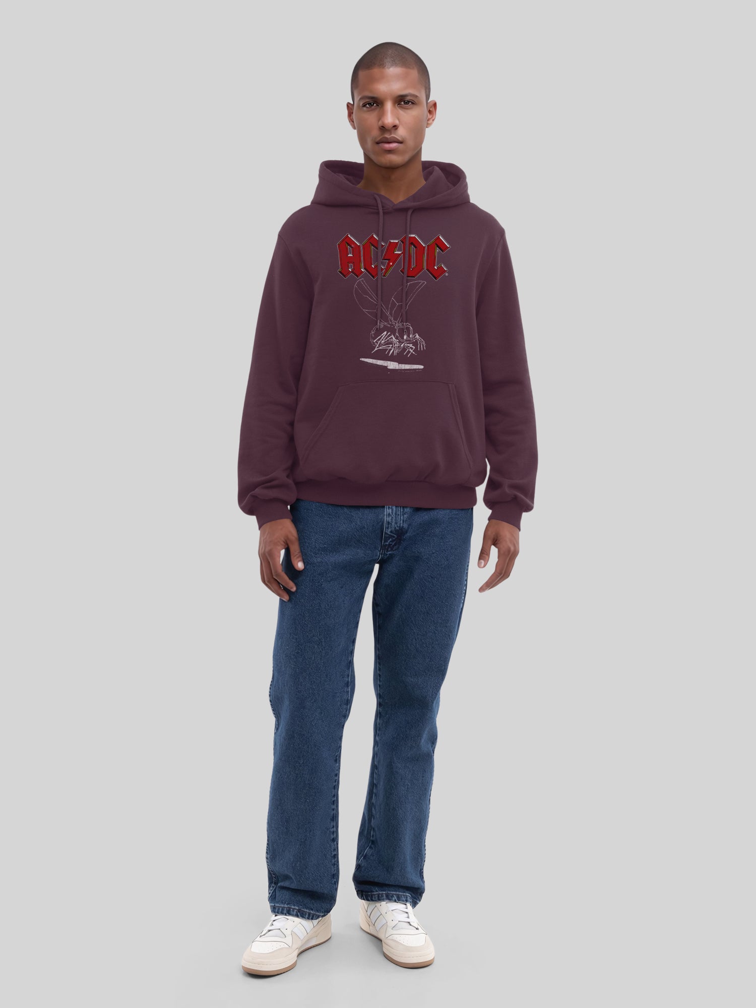 AC/DC Fly On The Wall 1985 Men's Organic Hoodie