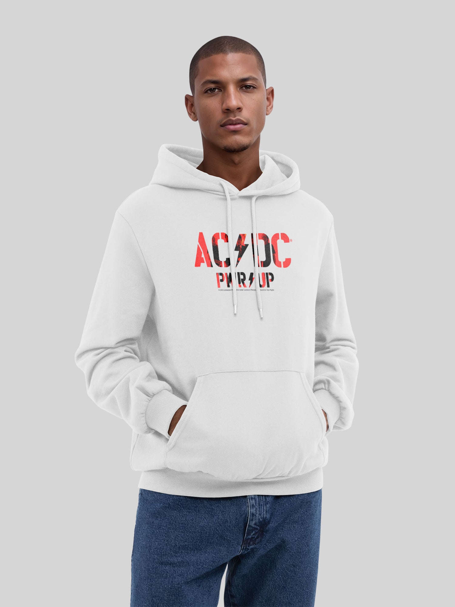 AC/DC PWRUP Photo Logo Organic Hoodie